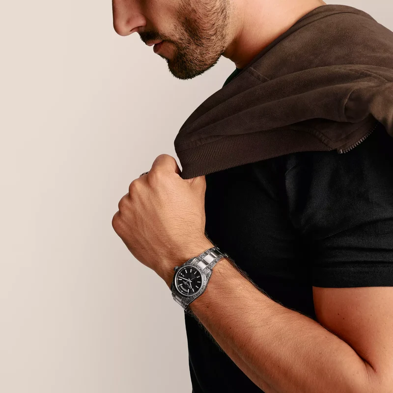 Thomas Sabo Rebel at Heart Revive WA0427-201-201 Unisex • Graviermuster-Design • Mineral-Saphirglas