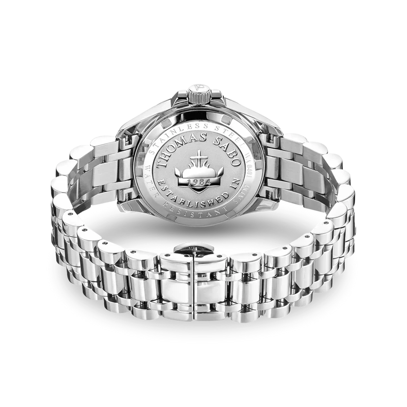Thomas Sabo Divine WA0401-201-204 Damenuhr Rosa • Mineralglas mit Saphirbeschichtung • 10 ATM Wasserdicht