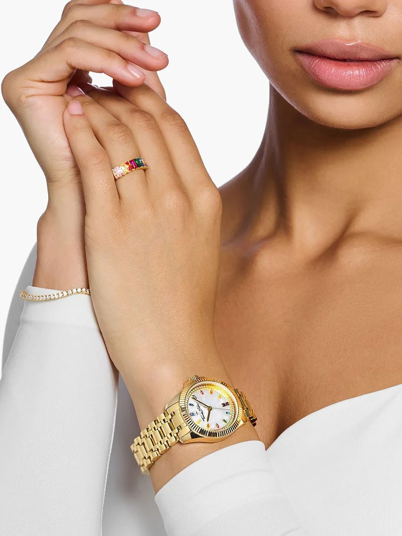 Thomas Sabo Divine Rainbow WA0395-264-207 Damen • Regenbogen-Zifferblatt • 5 ATM Wasserdicht
