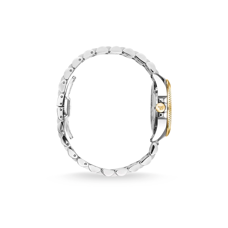 Thomas Sabo WA0370-291-203 Damen Armbanduhr Bicolor • Zirkonia-Steinbesatz • Mineralglas mit Saphirbeschichtung