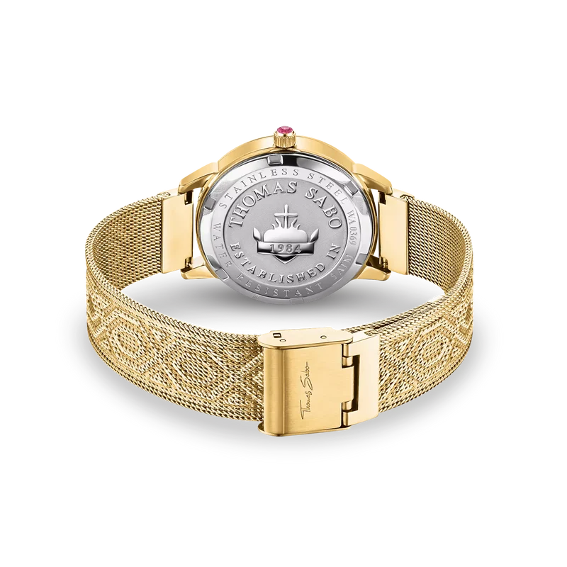 Thomas Sabo Kaleidoskop Libelle WA0369-264-211 Damen • Milanaise-Armband • Saphirbeschichtetes Mineralglas
