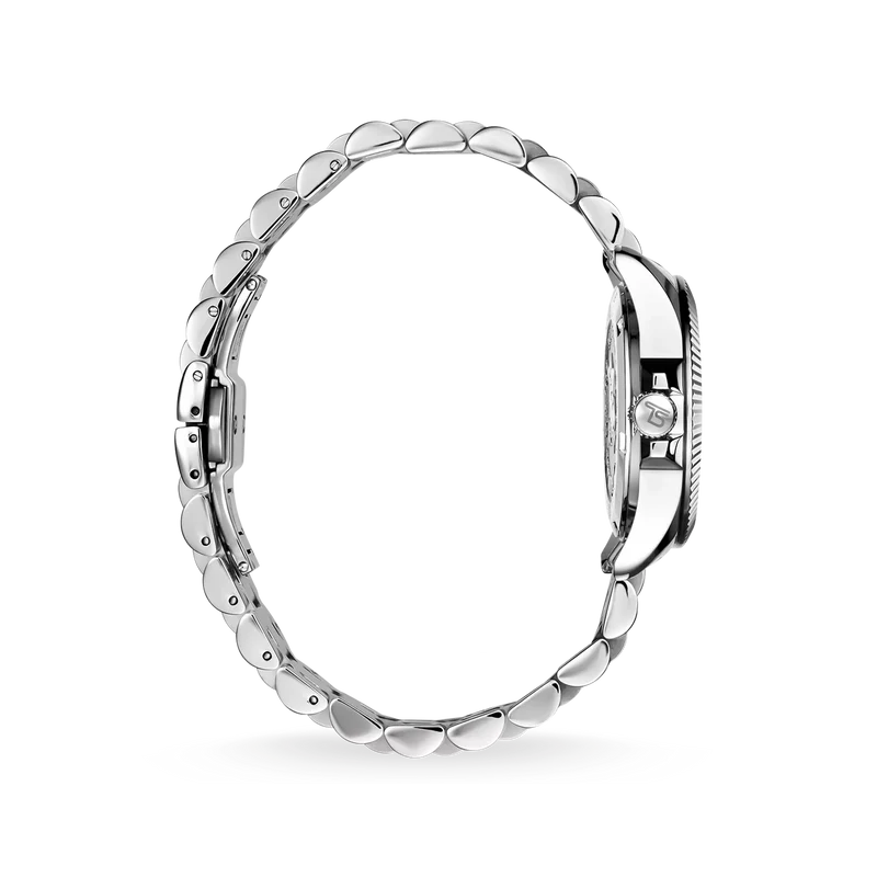 Thomas Sabo Divine Spirit WA0252-201-201 Damenuhr Silber • Mineralglas mit Saphirbeschichtung • Zirkonia-Steinindizes
