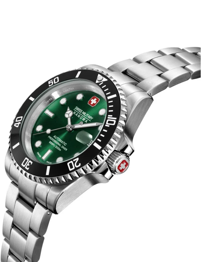 Swiss Military Hanowa Sealord SMWGL0006302 Herren Armbanduhr Schwarz • Automatikwerk • 20 ATM Wasserdicht