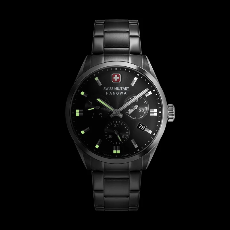 Swiss Military Hanowa Roadrunner Advanced SMWGK0005601 Herren • Saphirglas • 10 ATM Wasserdicht