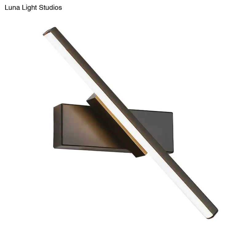 Lineaire LED Wandlamp met Acryl Lichtstrip voor Modern Interieur Zwart of Wit Sfeervol Designverlichting | Sansoti