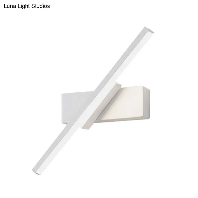 Lineaire LED Wandlamp met Acryl Lichtstrip voor Modern Interieur Zwart of Wit Sfeervol Designverlichting | Sansoti