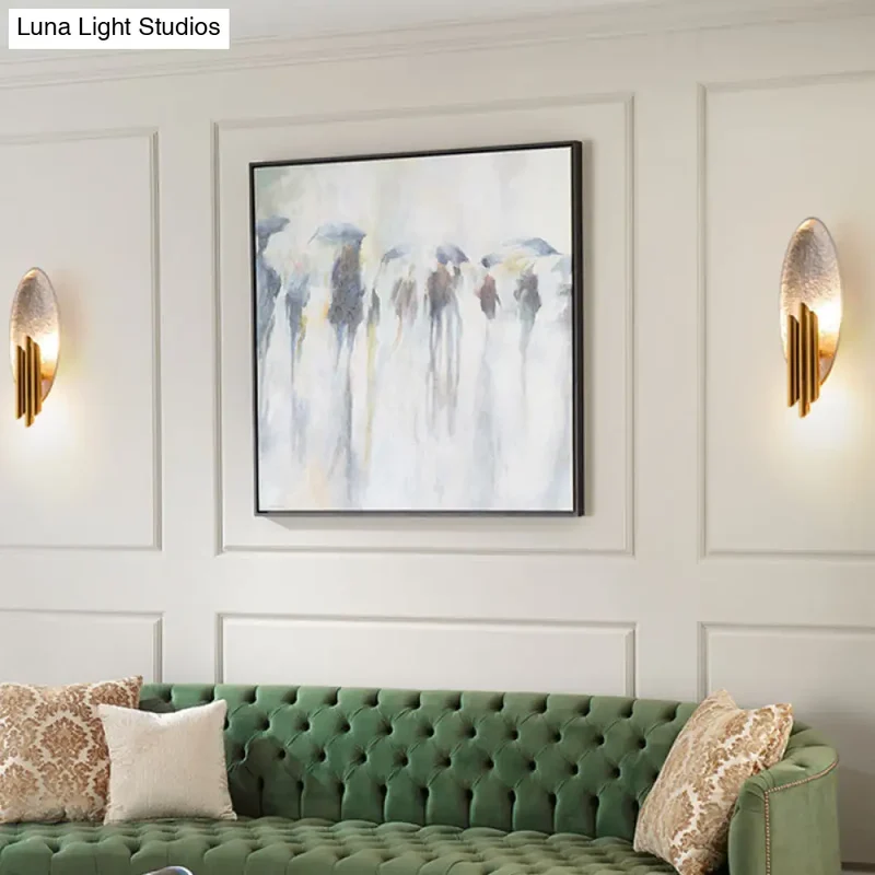 Moderne Wandlamp Duo met Ovale Backplate Cilindervormige Kappen Zilver Goud Indoor Sfeerlicht E14 Fitting | Sansoti