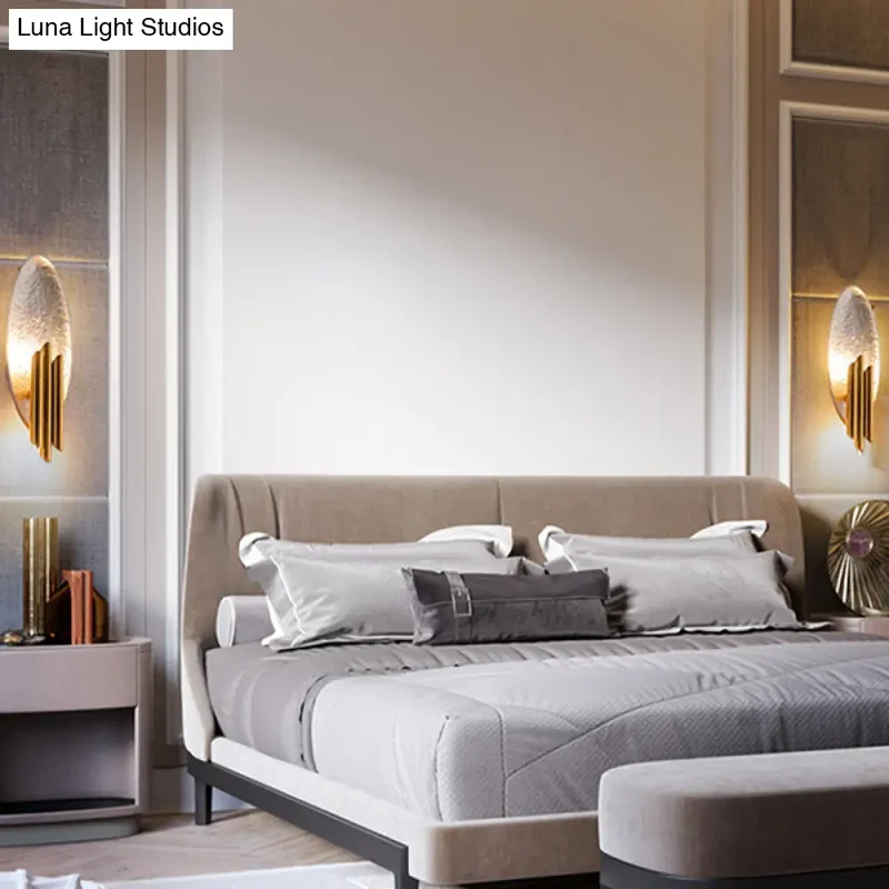 Moderne Wandlamp Duo met Ovale Backplate Cilindervormige Kappen Zilver Goud Indoor Sfeerlicht E14 Fitting | Sansoti