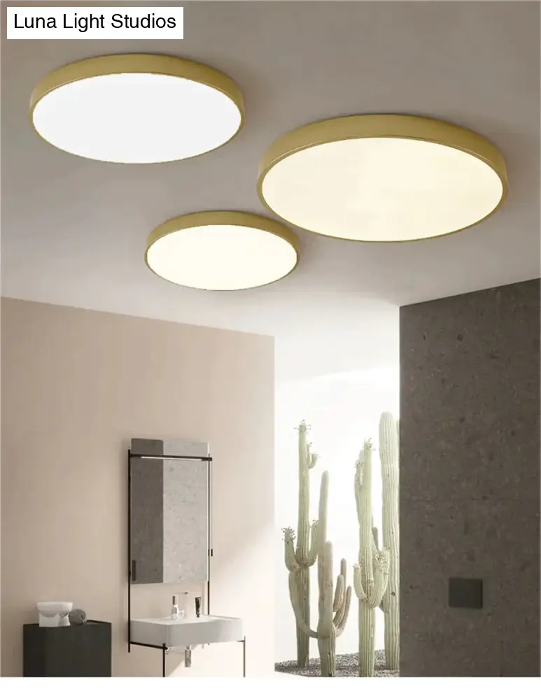 Geometrische Plafondlamp Goud met Dimfunctie Afstandsbediening LED Modern Design Woonkamer Slaapkamer | Sansoti