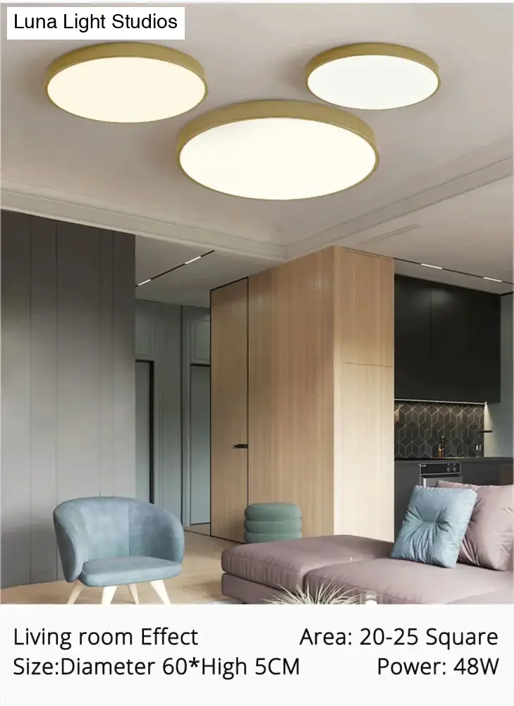 Geometrische Plafondlamp Goud met Dimfunctie Afstandsbediening LED Modern Design Woonkamer Slaapkamer | Sansoti
