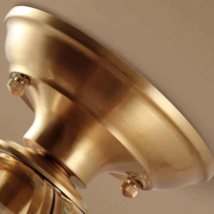 Koperen Plafondlamp Minimalistisch Design Hal Slaapkamer Woonkamer LED Verlichting Opbouwmontage E27 | Sansoti