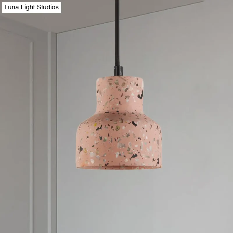 Hanglamp Terrazzo Cement Eettafel Verlichting Industrieel Design Pendellamp E26 E27 Fitting Noordse Stijl | Sansoti