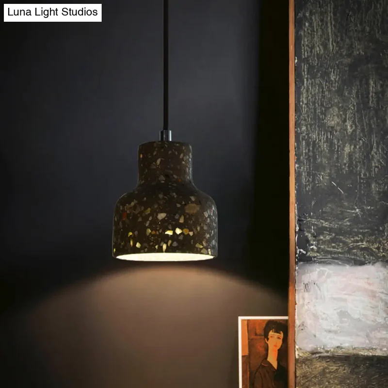 Hanglamp Terrazzo Cement Eettafel Verlichting Industrieel Design Pendellamp E26 E27 Fitting Noordse Stijl | Sansoti