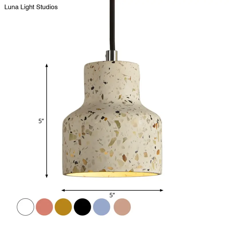 Hanglamp Terrazzo Cement Eettafel Verlichting Industrieel Design Pendellamp E26 E27 Fitting Noordse Stijl | Sansoti