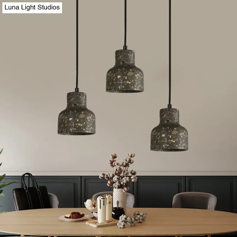 Hanglamp Terrazzo Cement Eettafel Verlichting Industrieel Design Pendellamp E26 E27 Fitting Noordse Stijl | Sansoti