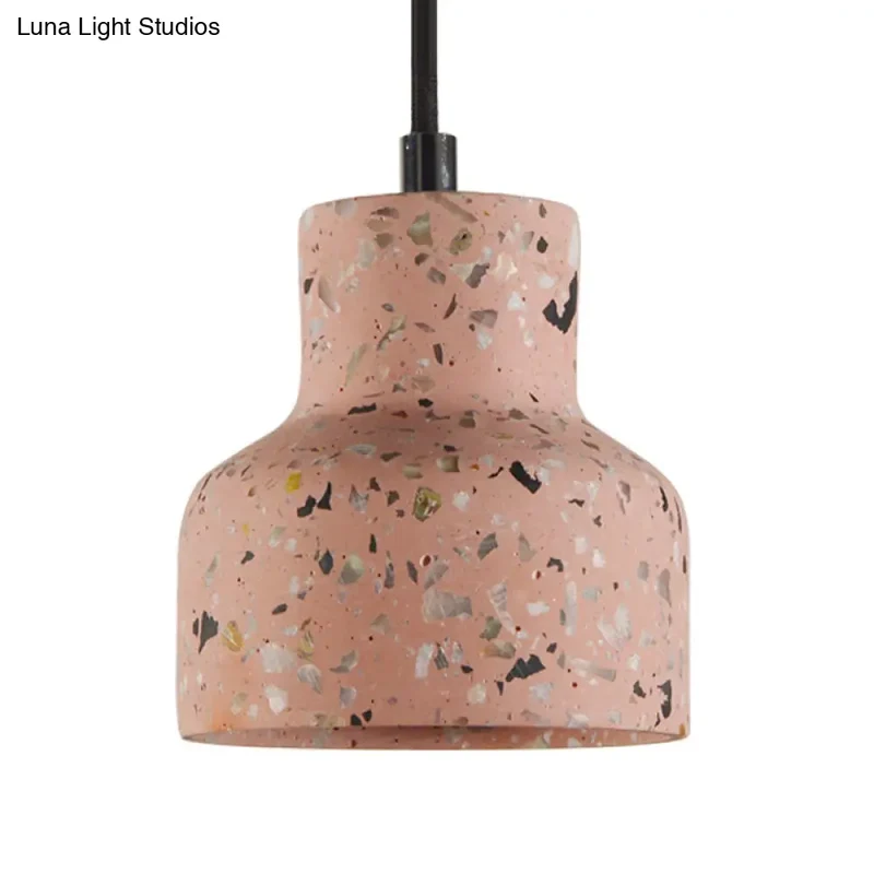 Hanglamp Terrazzo Cement Eettafel Verlichting Industrieel Design Pendellamp E26 E27 Fitting Noordse Stijl | Sansoti