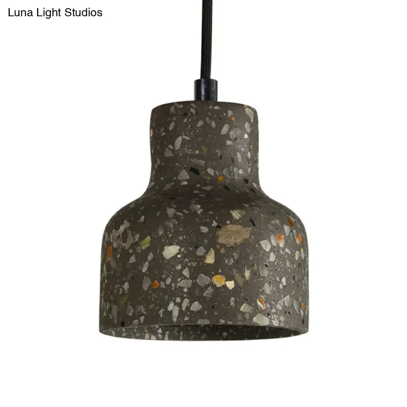 Hanglamp Terrazzo Cement Eettafel Verlichting Industrieel Design Pendellamp E26 E27 Fitting Noordse Stijl | Sansoti