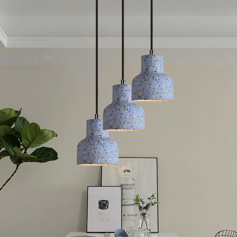 Hanglamp Terrazzo Cement Eettafel Verlichting Industrieel Design Pendellamp E26 E27 Fitting Noordse Stijl | Sansoti