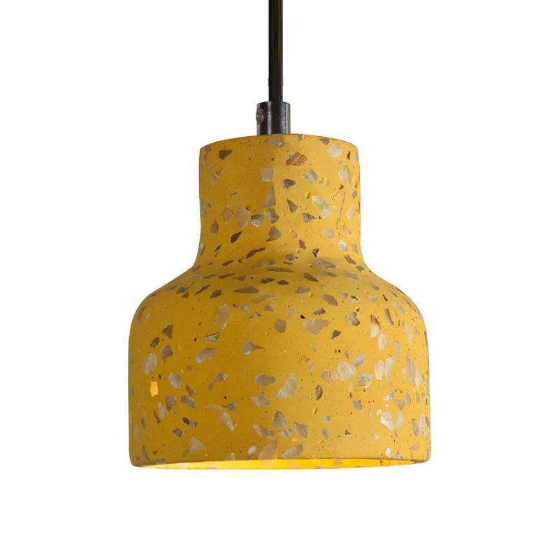 Hanglamp Terrazzo Cement Eettafel Verlichting Industrieel Design Pendellamp E26 E27 Fitting Noordse Stijl | Sansoti