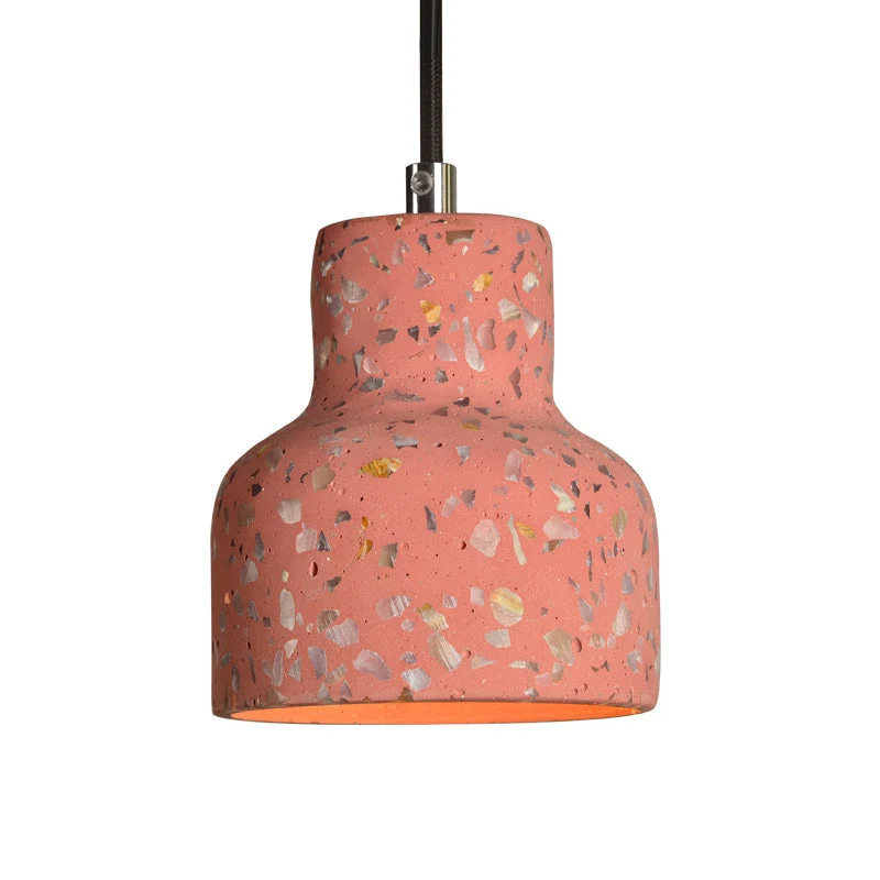 Hanglamp Terrazzo Cement Eettafel Verlichting Industrieel Design Pendellamp E26 E27 Fitting Noordse Stijl | Sansoti