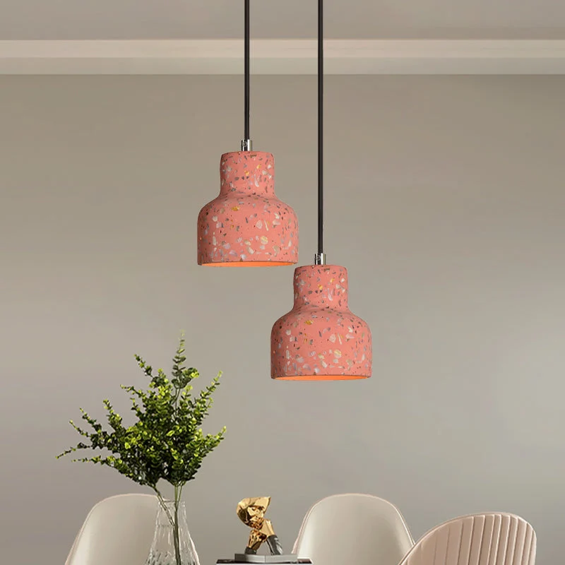 Hanglamp Terrazzo Cement Eettafel Verlichting Industrieel Design Pendellamp E26 E27 Fitting Noordse Stijl | Sansoti