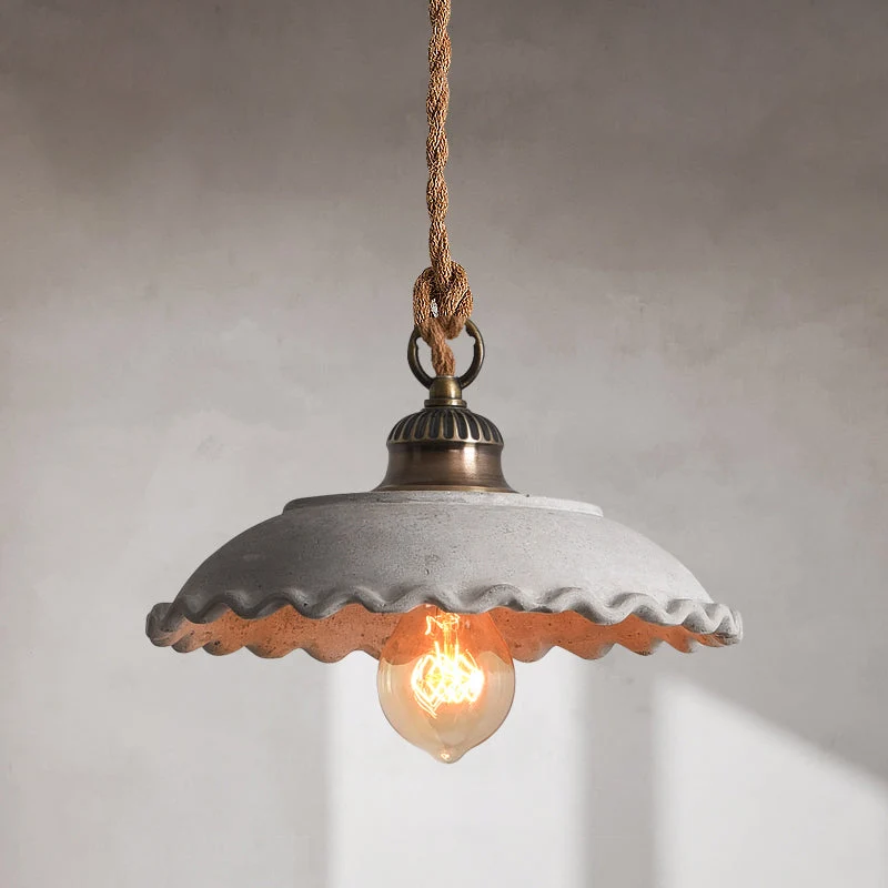 Betonnen Hanglamp Grijs Eetkamer Minimalistisch Design Plafondverlichting Scandinavisch Industrieel E27 | Sansoti