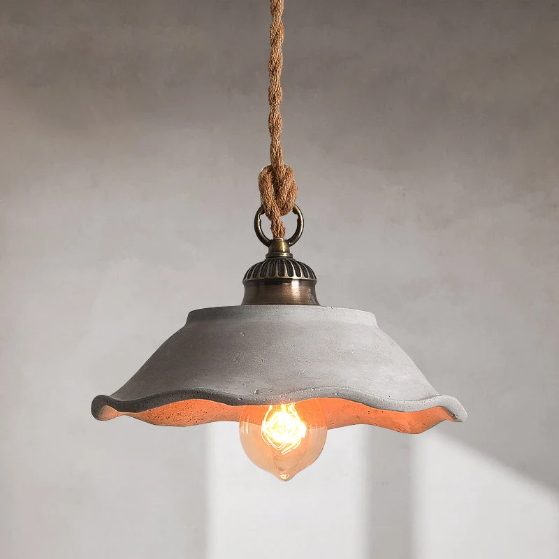 Betonnen Hanglamp Grijs Eetkamer Minimalistisch Design Plafondverlichting Scandinavisch Industrieel E27 | Sansoti