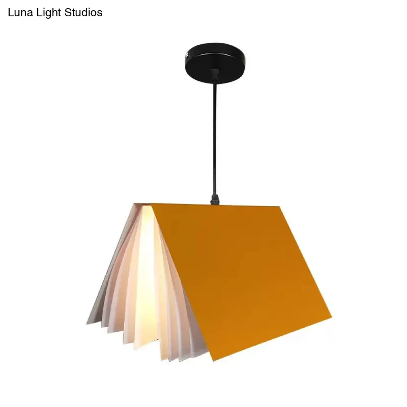 Hanglamp Openboek Design Kunststof 24cm Rond Modern Nordic Scandinavisch Sfeerverlichting Woonkamer Eetkamer | Sansoti