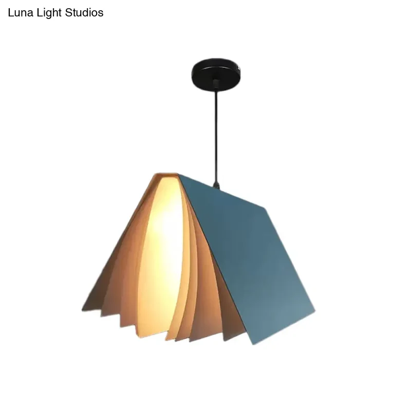 Hanglamp Openboek Design Kunststof 24cm Rond Modern Nordic Scandinavisch Sfeerverlichting Woonkamer Eetkamer | Sansoti