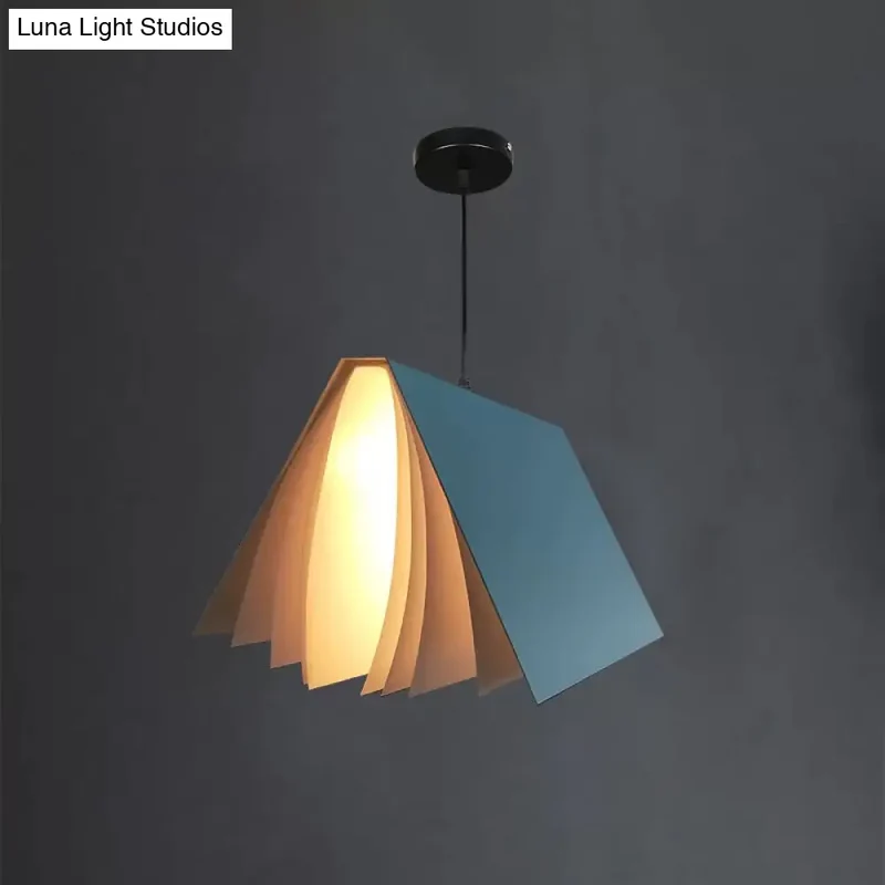 Hanglamp Openboek Design Kunststof 24cm Rond Modern Nordic Scandinavisch Sfeerverlichting Woonkamer Eetkamer | Sansoti