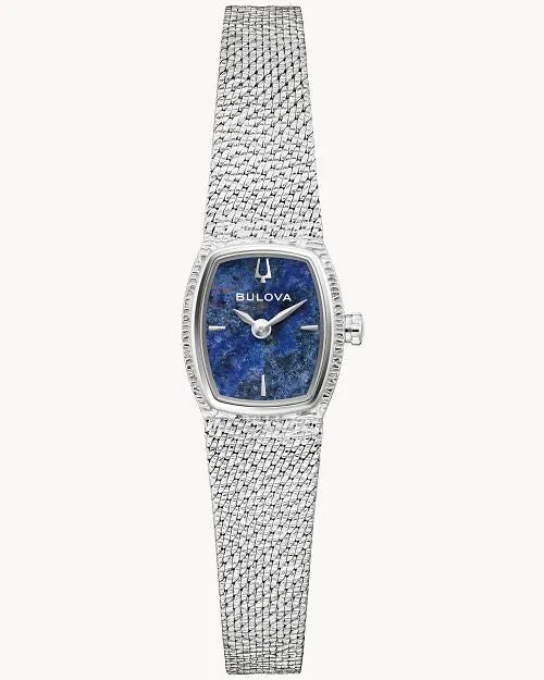 Bulova Goddess of Time 96L343 Damen Armbanduhr Blau • Saphirglas • Sodalit-Zifferblatt