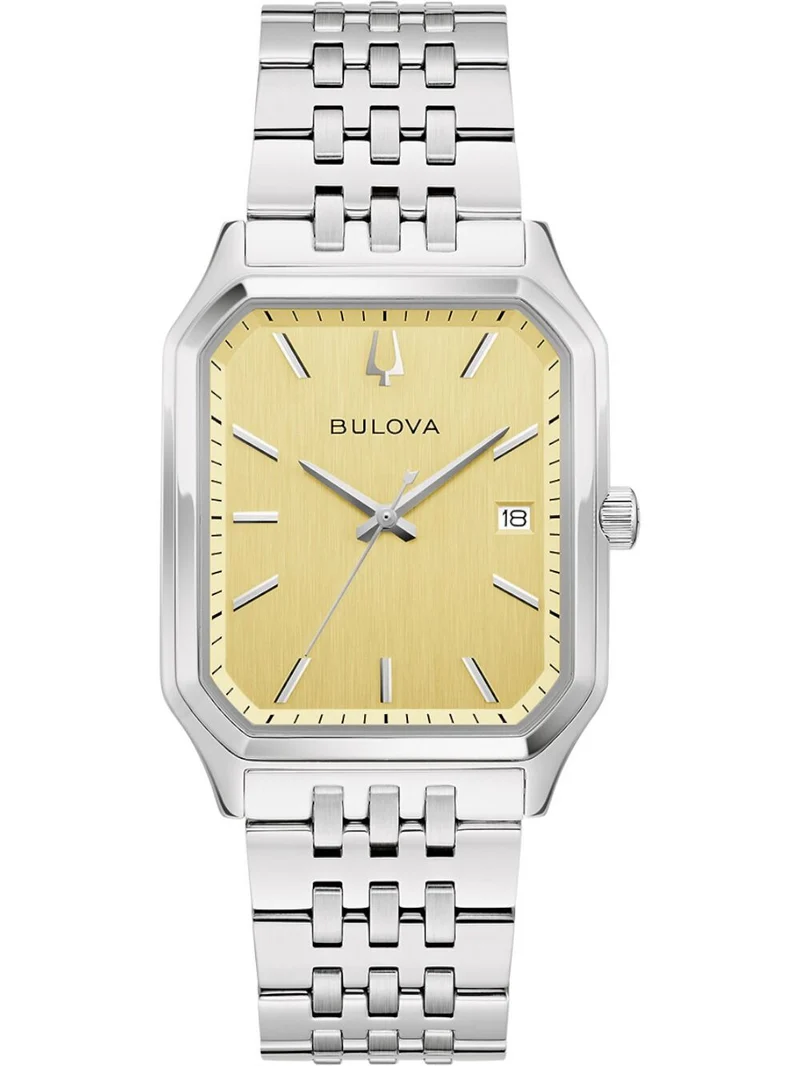 Bulova Tony Bennett 96B471 Herren Armbanduhr Champagner • Saphirglas • Quarzwerk Kaliber 9U13