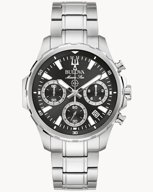 Bulova Marine Star 96B467 Herrenuhr • Chronograph • Saphirglas