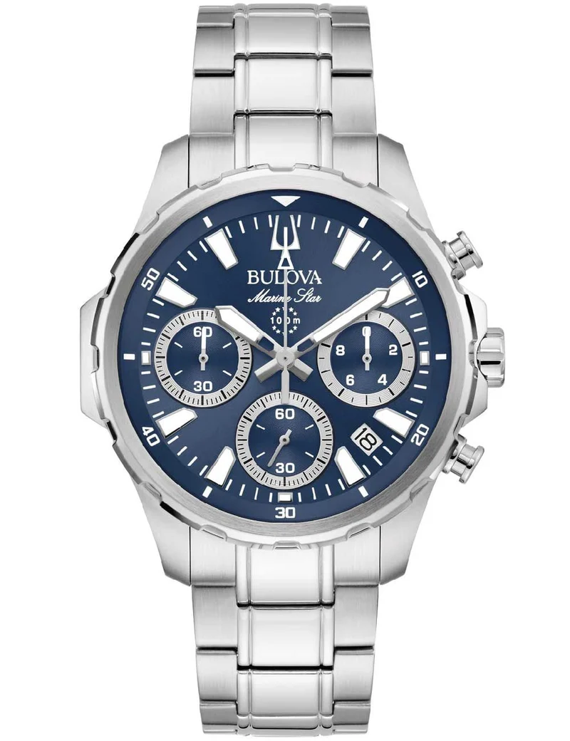 Bulova Marine Star 96B466 Herrenuhr • Chronograph • Saphirglas