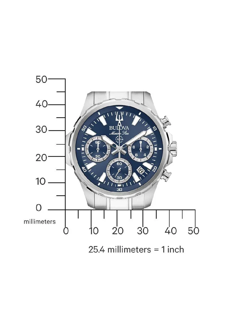 Bulova Marine Star 96B466 Herrenuhr • Chronograph • Saphirglas