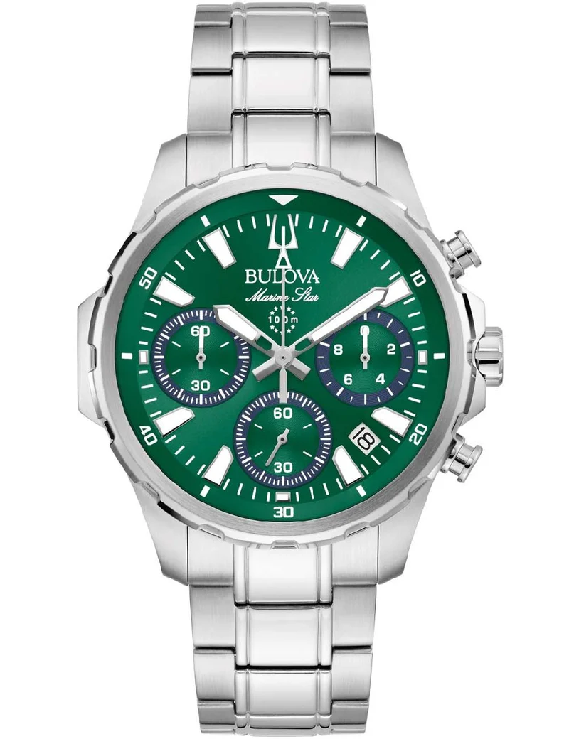 Bulova Marine Star 96B465 Herrenuhr • Chronograph • Saphirglas