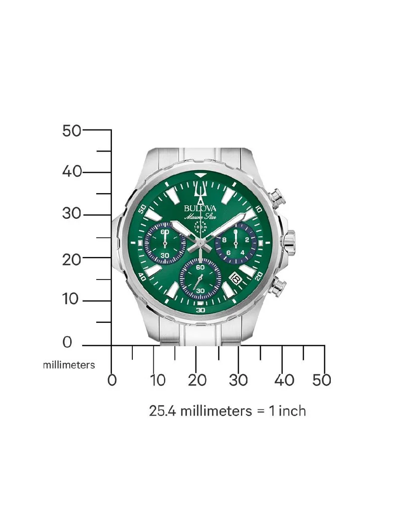 Bulova Marine Star 96B465 Herrenuhr • Chronograph • Saphirglas