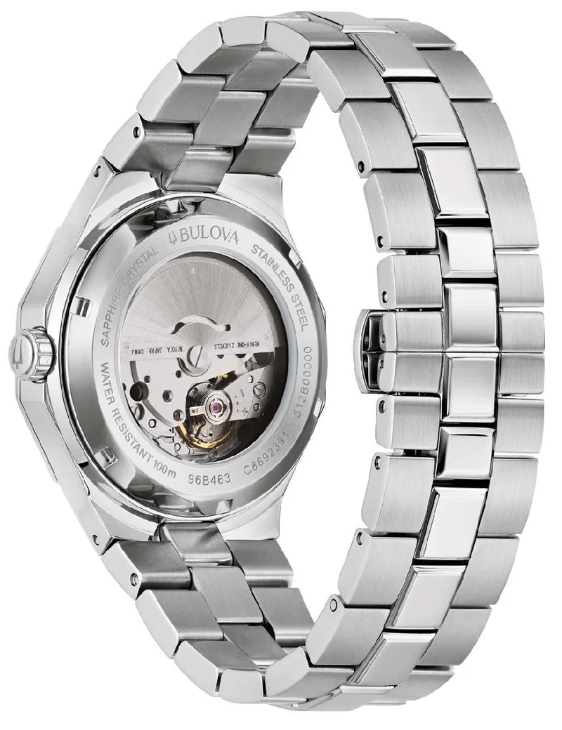 Bulova Classic Prestige 96B463 Herrenuhr Blau • Automatikwerk • Saphirglas