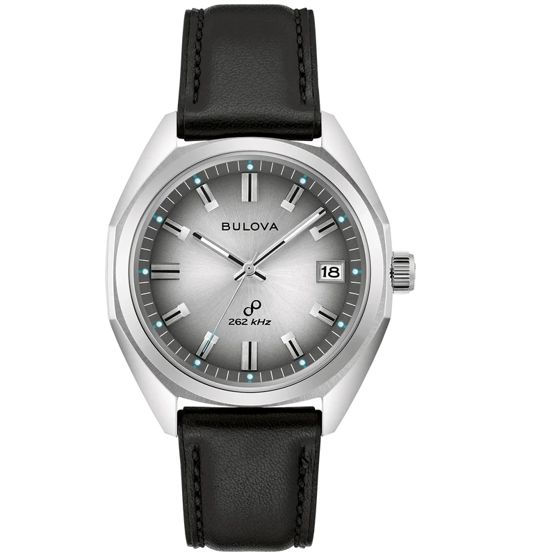 Bulova 96B414 Jet Star Herren Armbanduhr Schwarz/Silber • Hochpräzises Quarzwerk • Saphirglas