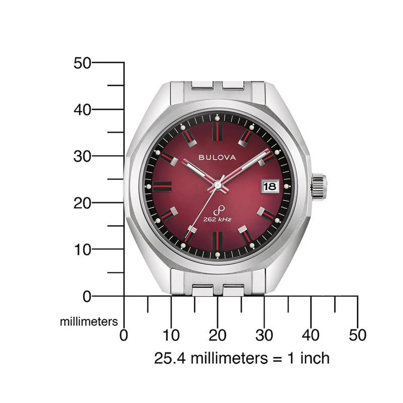 Bulova Jet Star 96B401 Herren • HPQ Precisionist Quarzwerk • Retro-Design