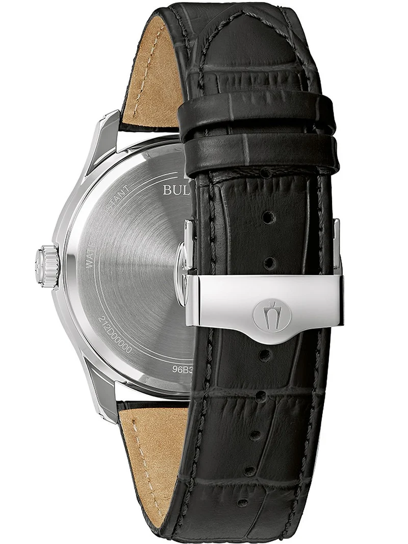 Bulova Wilton 96B388 Herren • Clous-de-Paris-Zifferblatt • Mineralglas