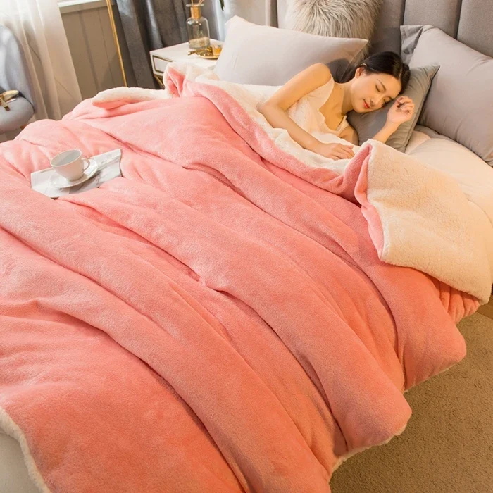 Wollen Plaid Deken | Warm & Zacht | Dubbelzijdig | Voor Bed, Bank & Winter