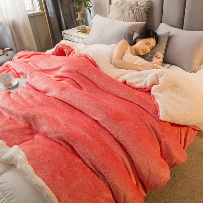 Wollen Plaid Deken | Warm & Zacht | Dubbelzijdig | Voor Bed, Bank & Winter