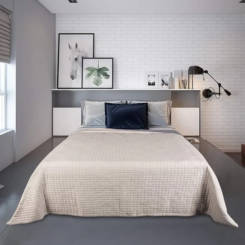 Sansoti | Bedsprei 240×260 cm | Zacht Gewatteerd Polyester | Licht & Comfortabel