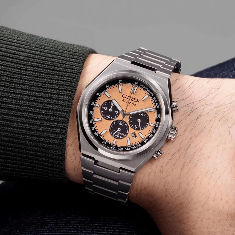 Citizen Super Titanium CA4610-85Z Herrenuhr • Eco-Drive Solar • Saphirglas