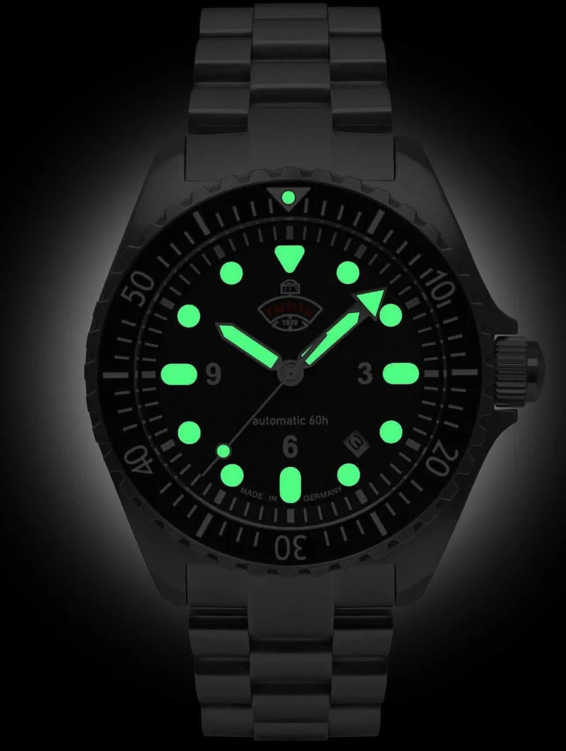 Ruhla NVA Kommando Minentaucher 4960M5_set Herrenuhr • Made in Germany • Legendäres Design