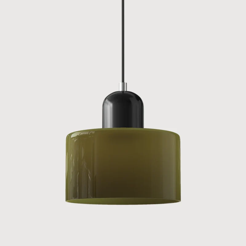 Sansoti | Lismeno Retro Hanglamp – Glazen Hanglamp met Warm Licht voor Eettafel, Keuken & Woonkamer