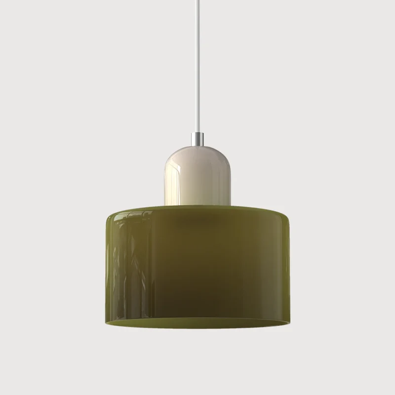 Sansoti | Lismeno Retro Hanglamp – Glazen Hanglamp met Warm Licht voor Eettafel, Keuken & Woonkamer