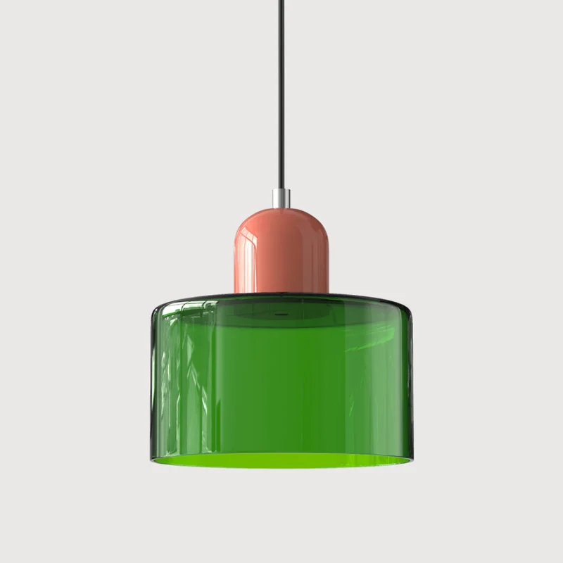 Sansoti | Lismeno Retro Hanglamp – Glazen Hanglamp met Warm Licht voor Eettafel, Keuken & Woonkamer