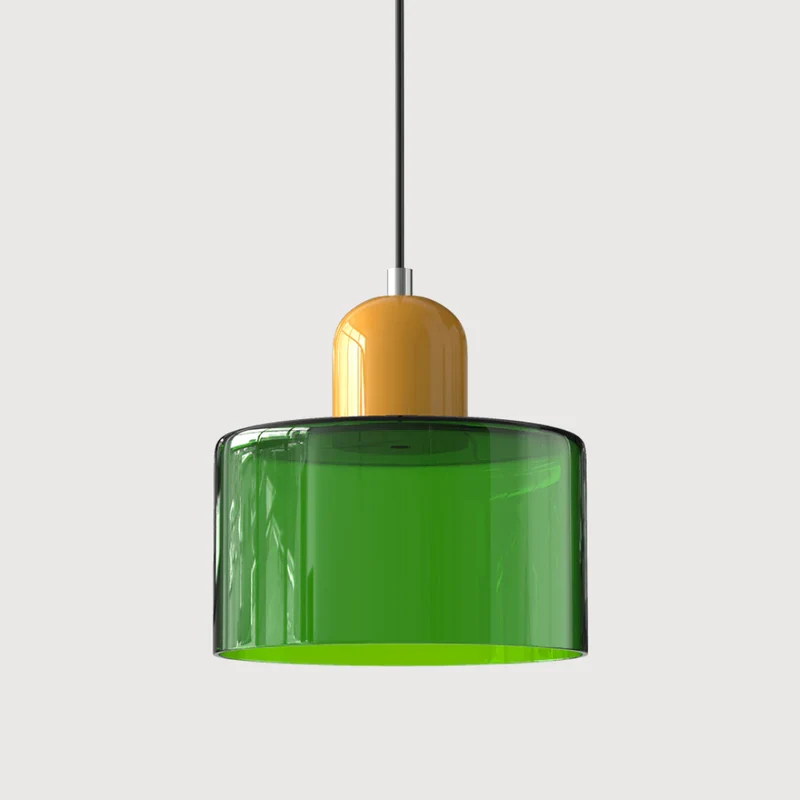 Sansoti | Lismeno Retro Hanglamp – Glazen Hanglamp met Warm Licht voor Eettafel, Keuken & Woonkamer